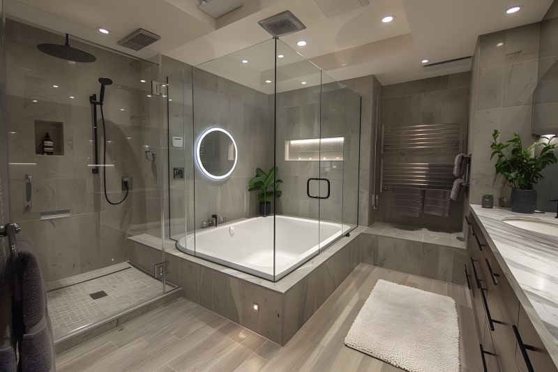 Modern Tub Area